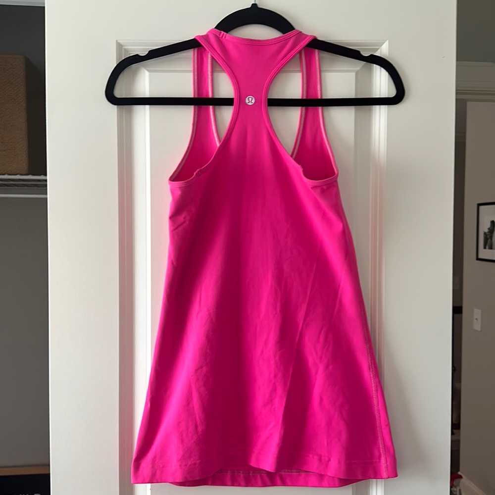 Lulu lemon pink razor back too